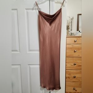 Bebe Satin Slip dress